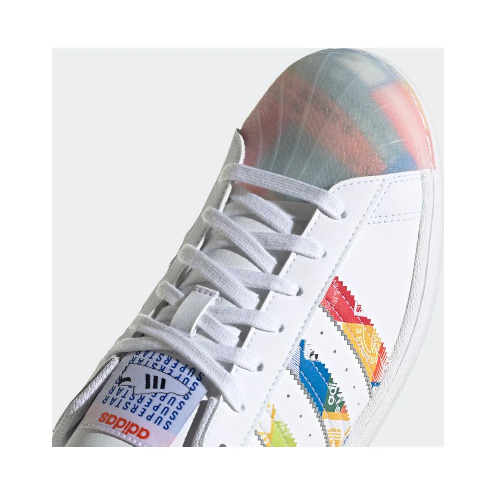 Adidas Superstar Cloud White / Blue / Orange (GX2717)