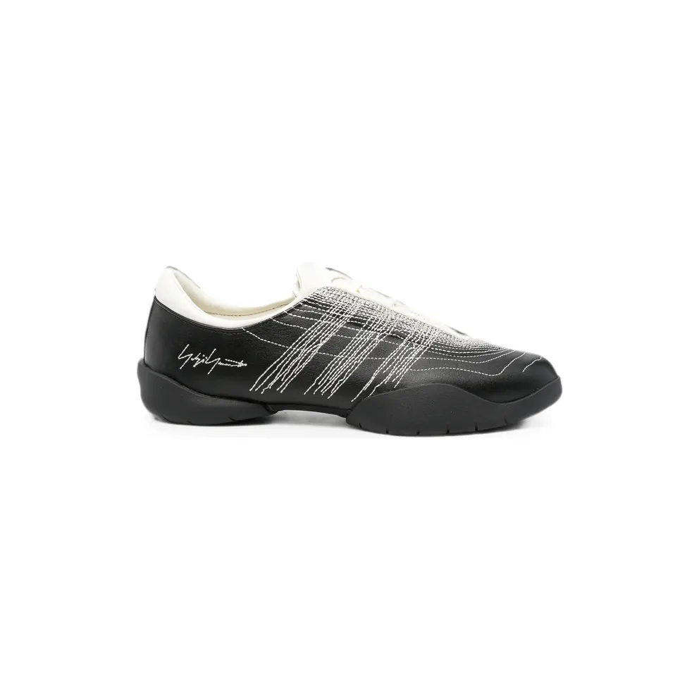 Y-3 Regu Embroidered Low-top “Black” (KH9347)