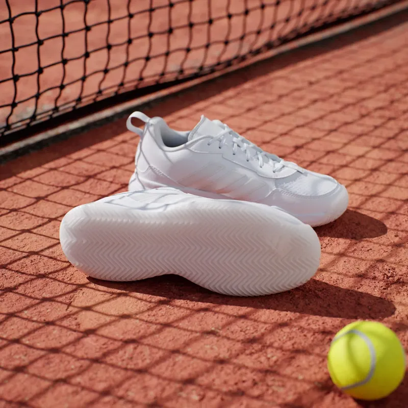 Adidas Avaflash Tennis Shoes Cloud White / Cloud White / Zero Metalic (JR4512)