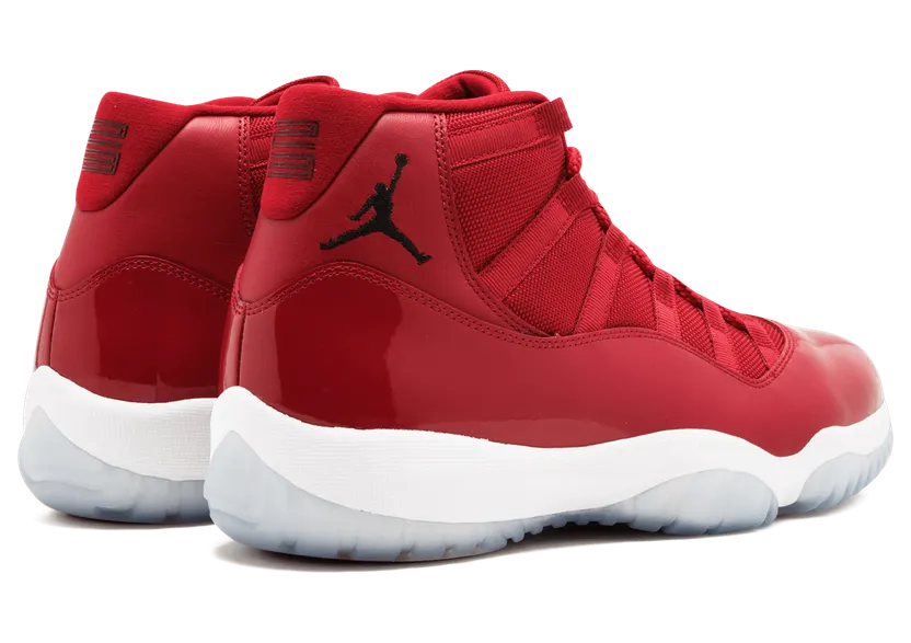 Air Jordan 11 Retro Win Like 96 – Gym Red – “Gym Red / Black-white” (378037-623)