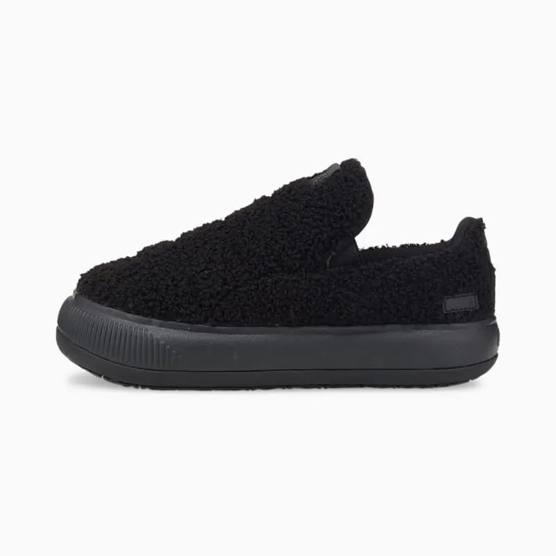 Puma Suede Mayu Slip-On Teddy Black (384887-01)