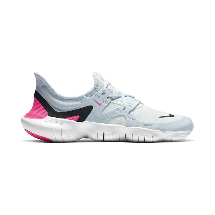 Nike Free RN 5.0 “White / Half Blue / Hyper Pink / Black” (AQ1316-101)