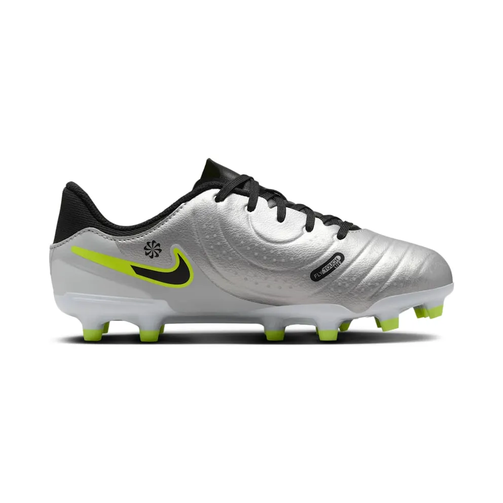 Nike Tiempo Legend 10 Academy FG/MG Metallic Silver Volt Black (DV4348-001)