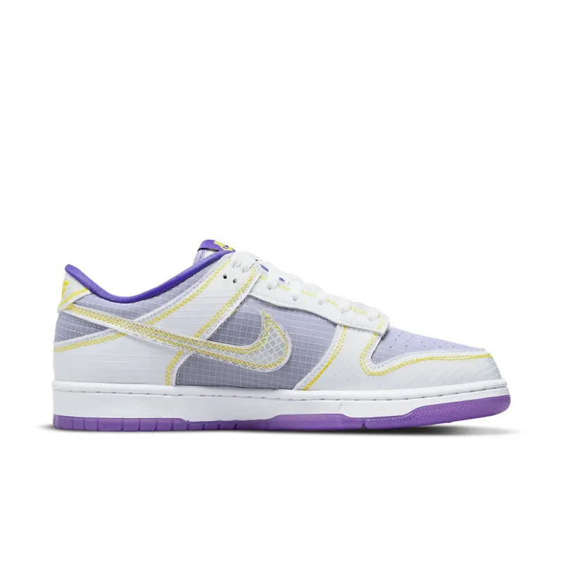 Nike Dunk Low Union Passport Pack Court Purple – “Grey / Purple / Yellow” (DJ9649-500)