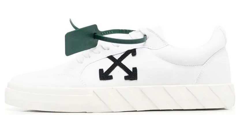 OFF-WHITE Vulc Low Canvas White Black (OMIA085C99FAB0020110)