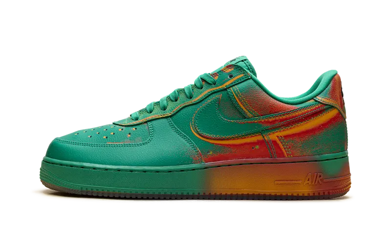 Nike Air Force 1 Low ’07 “Stadium Green Crimson” (IB6834-300)