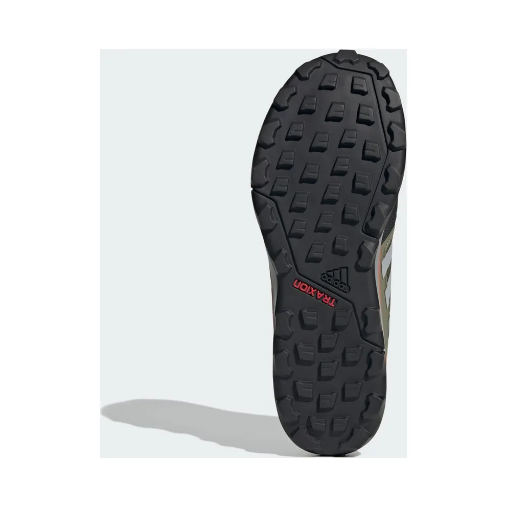 Adidas Tracerocker 2.0 GORE-TEX Trail Running Olive Strata / Charcoal Solid Grey / Semi Impact Orange (JI1305)