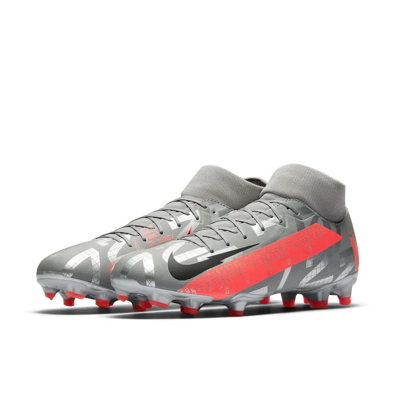 Nike Mercurial Superfly 7 Academy MG Metallic Grey Crimson (AT7946-906)