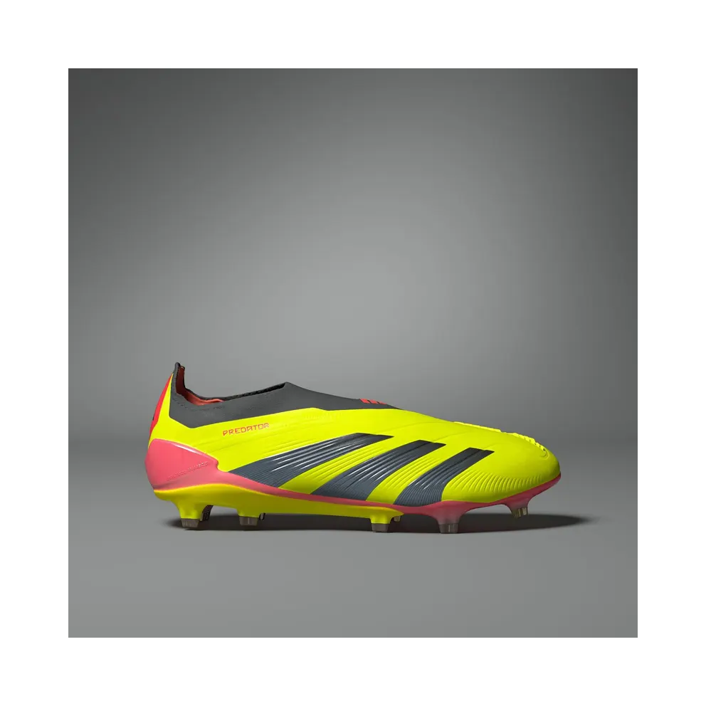 adidas Predator 24 Elite Laceless FG Team Solar Yellow Core Black Solar Red (IE2366)