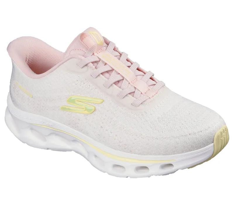 Skechers Slip-ins: GO WALK Glide-Step 2.0 – Maria Sneaker Natuurlijk/Pink