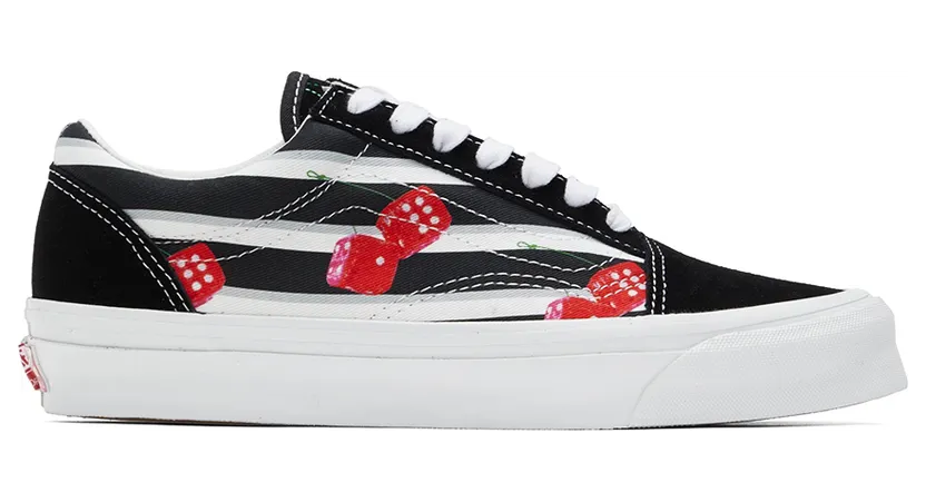 Vans Black & White OG Old Skool LX Sneakers (VN0A4P3XB521)