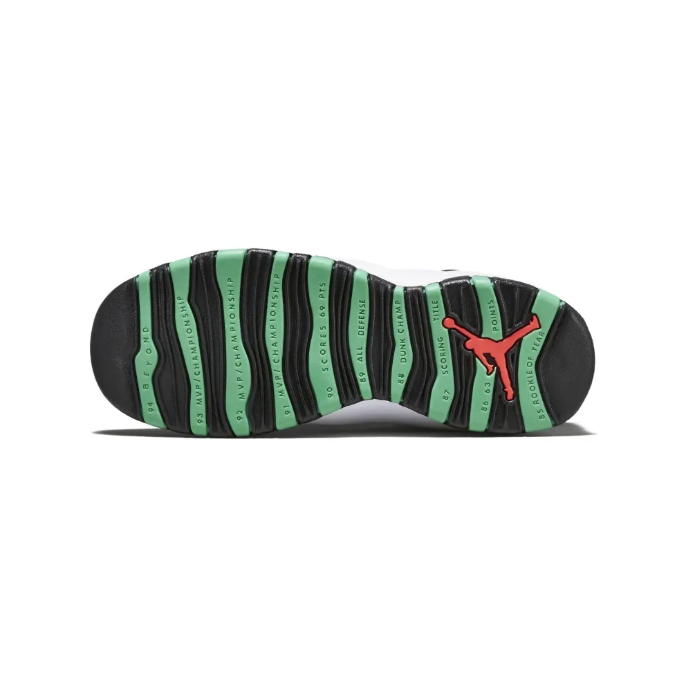 Jordan 10 Retro Green (GS) White/Green-Black-Infrared 23 (705180-118)