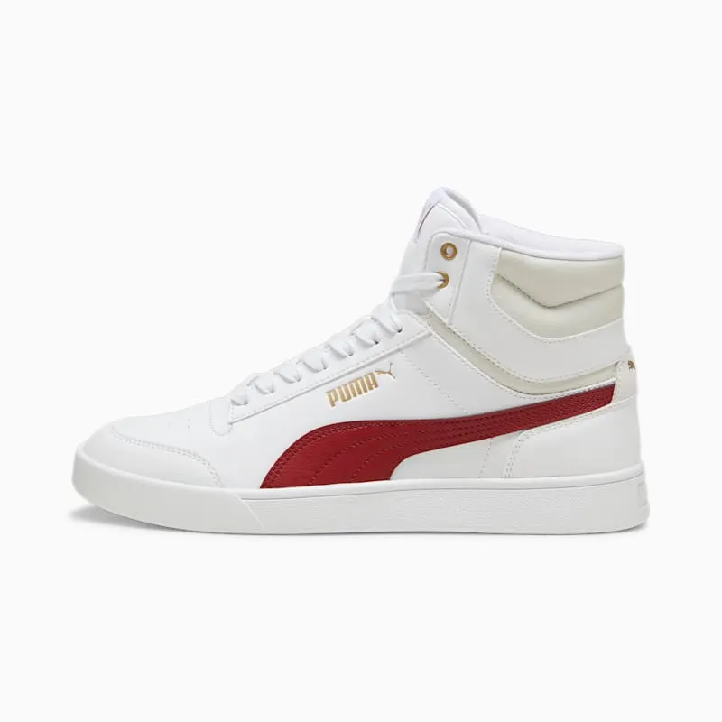 Puma Shuffle White / Intense Red / Vapor Gray (380748-18)