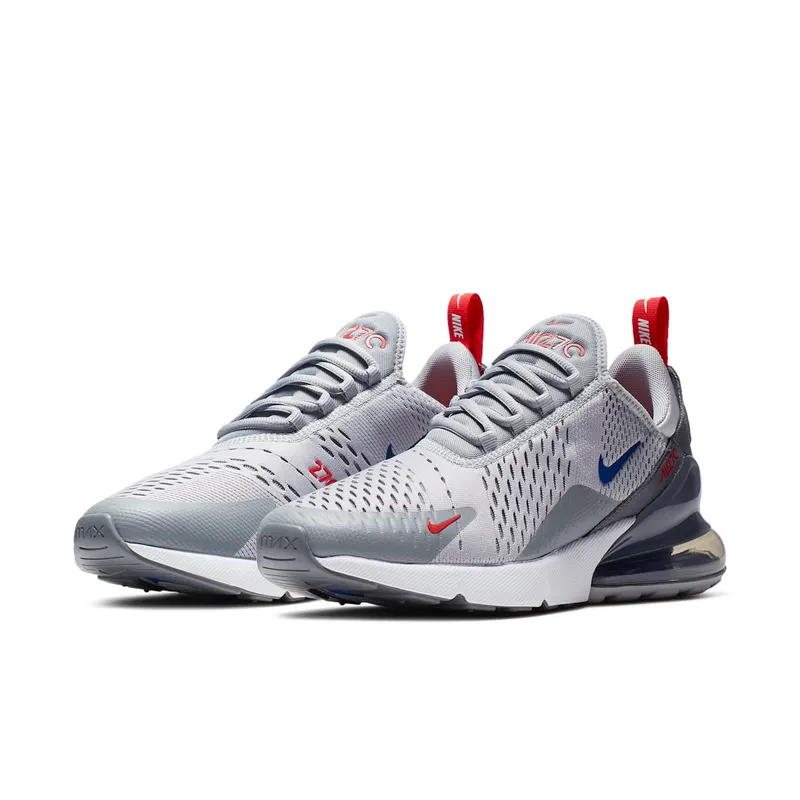 Nike Air Max 270 Grey Royal Red Wolf Grey/Game Royal-University Red (CD7338-001)