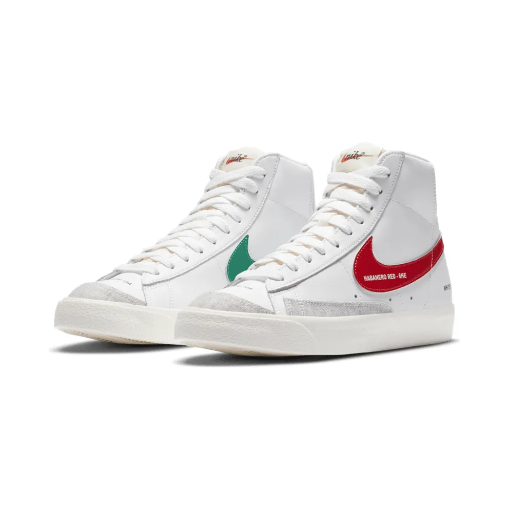 Nike Blazer Mid 77 Color Code White (W) White/Blue-Red-Green-Black (DA2142-146)