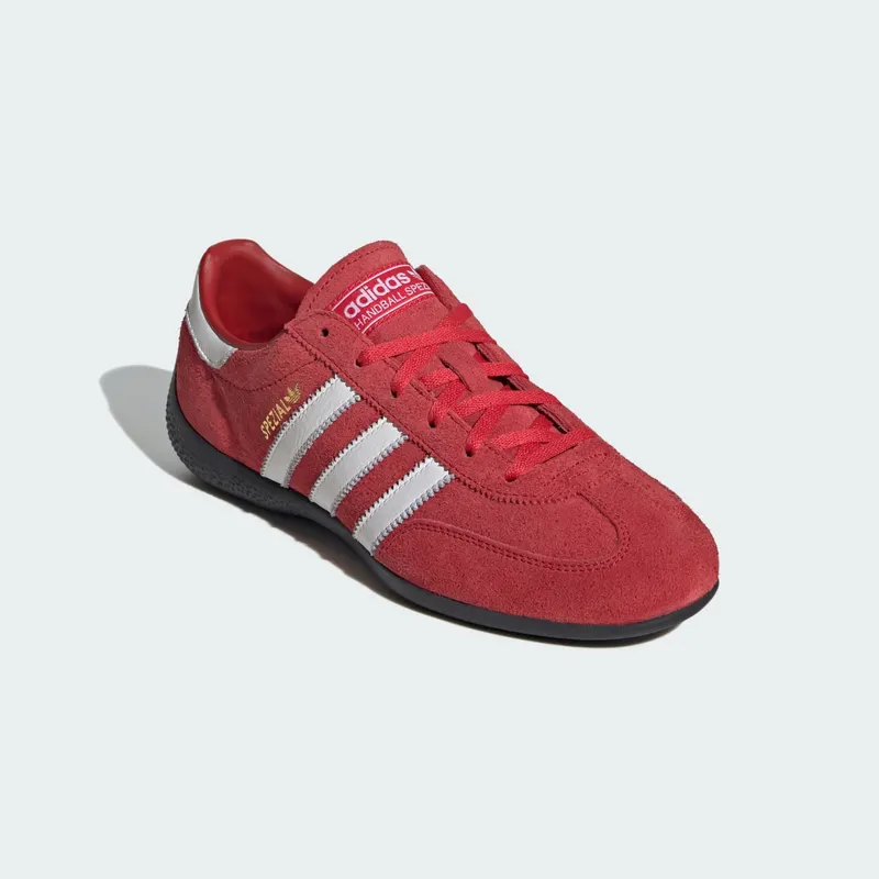 Adidas HANDBALL SPEZIAL LO PRO Shoes Better Scarlet / Cloud White / Gold Metallic (KJ3626)