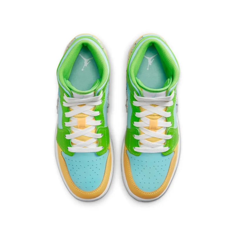 Jordan 1 Mid SE GS “Recycled Grin” (DX4368-400)