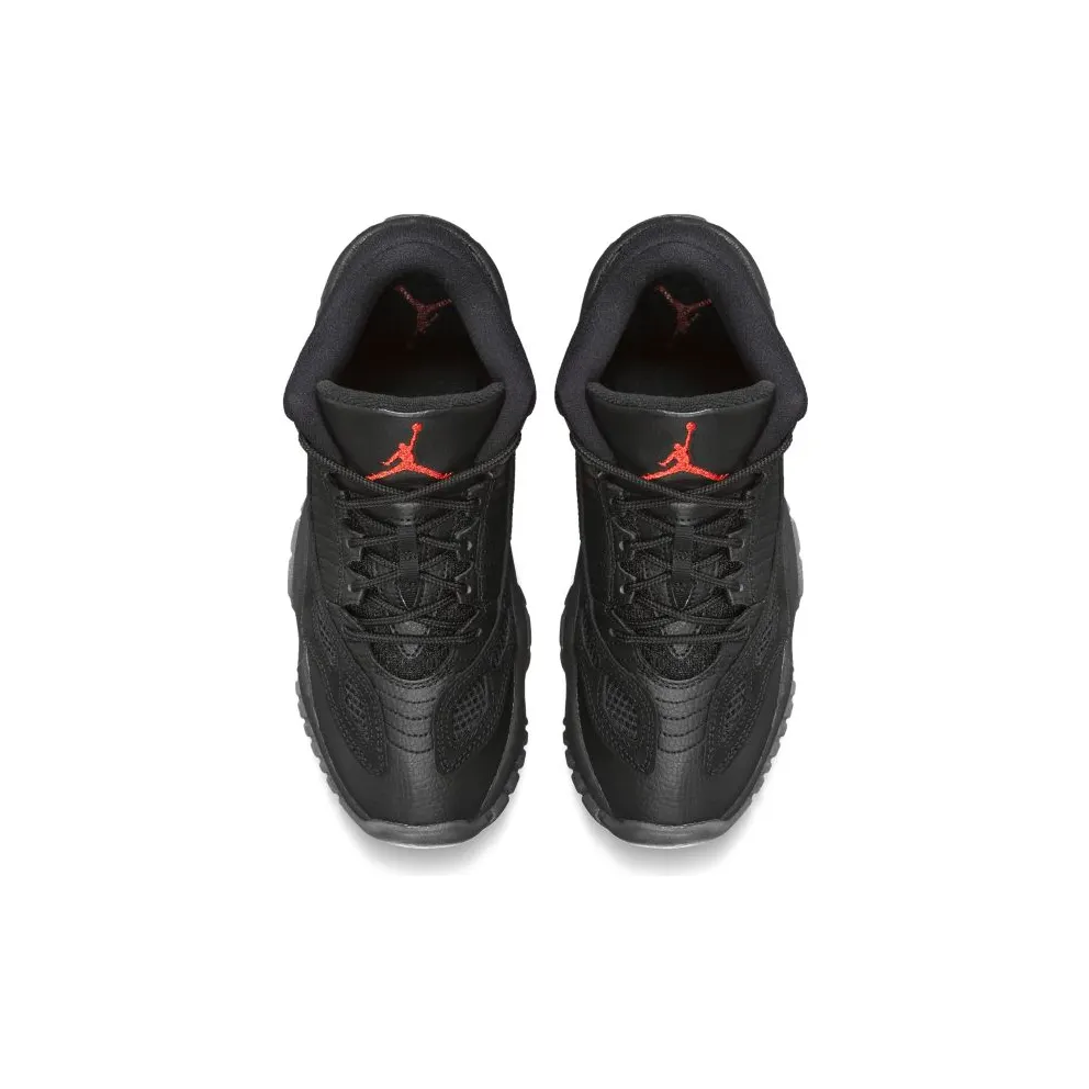 Jordan 11 Retro Low Referee (GS) Black/True Red (768873-003)