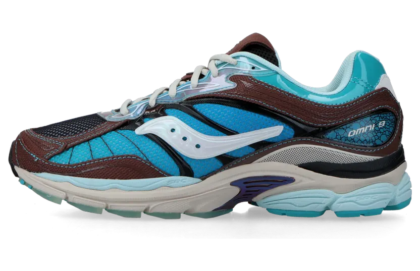 Saucony x Footpatrol ProGrid Omni 9 (blue / brown) – S70923-1