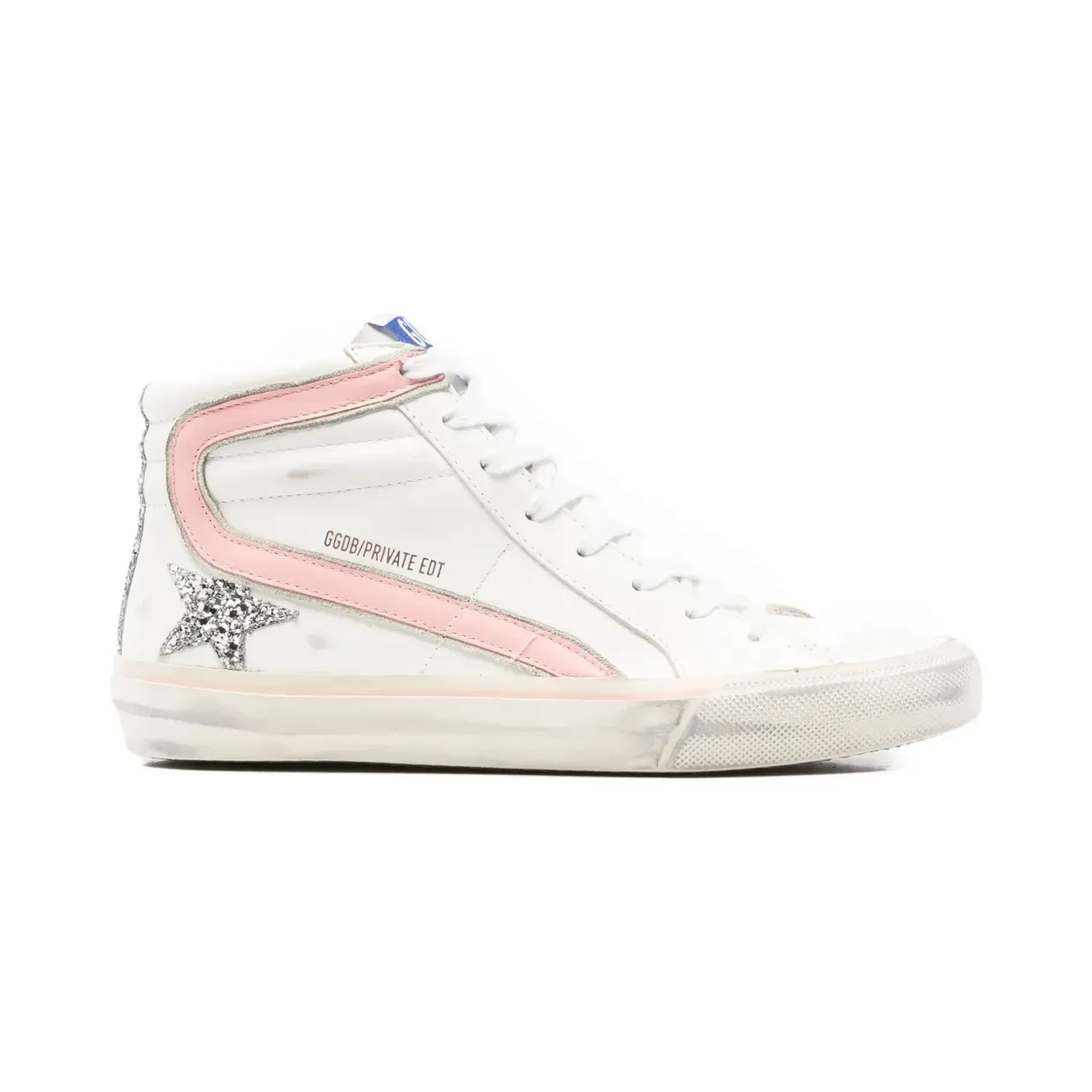 Golden Goose Star Slide met glitters “White” (GWF00115F004983)