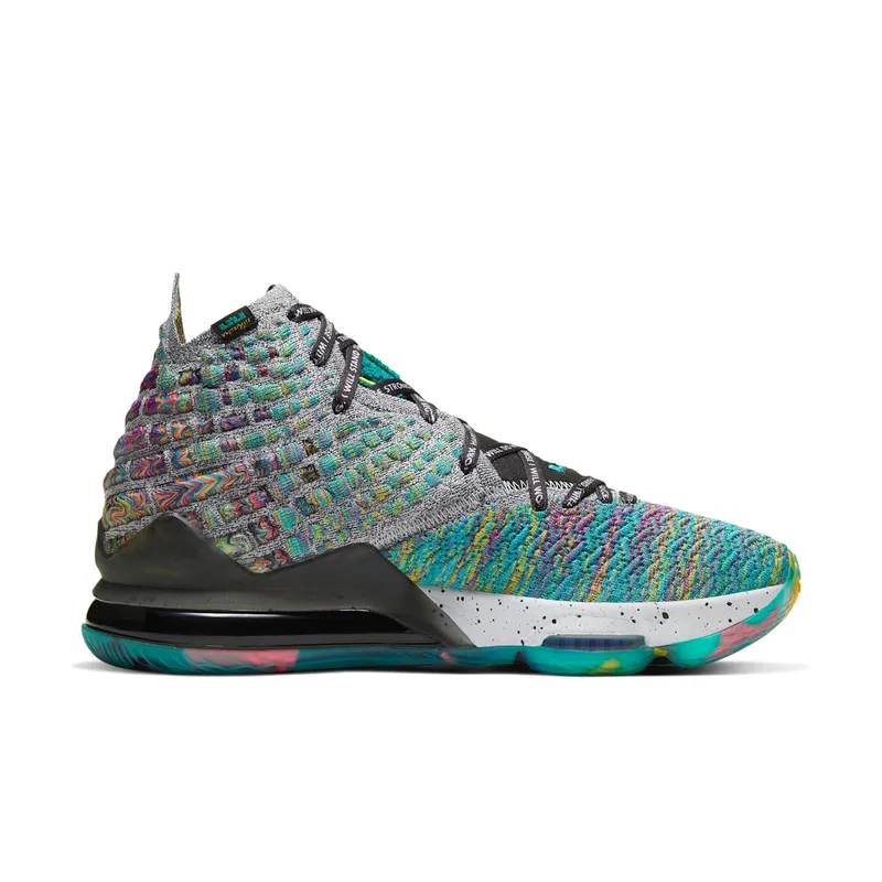 Nike LeBron 17 I Promise Green Slate Heather/Neptune Green-Black-White (CD5052-300)