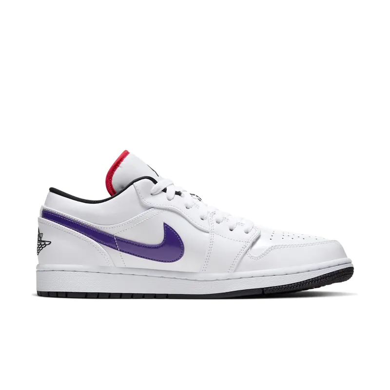 Jordan 1 Low White Multi-Color White/Multi-Color-Black (CW7009-100)