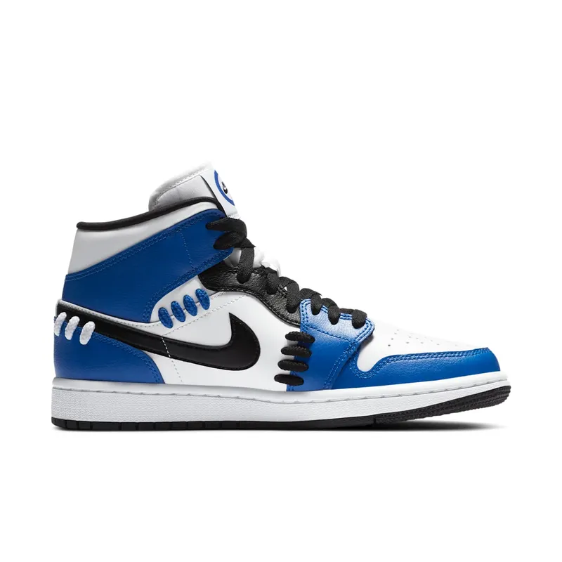Jordan 1 Mid Sisterhood (W) Game Royal/Black-White (CV0152-401)