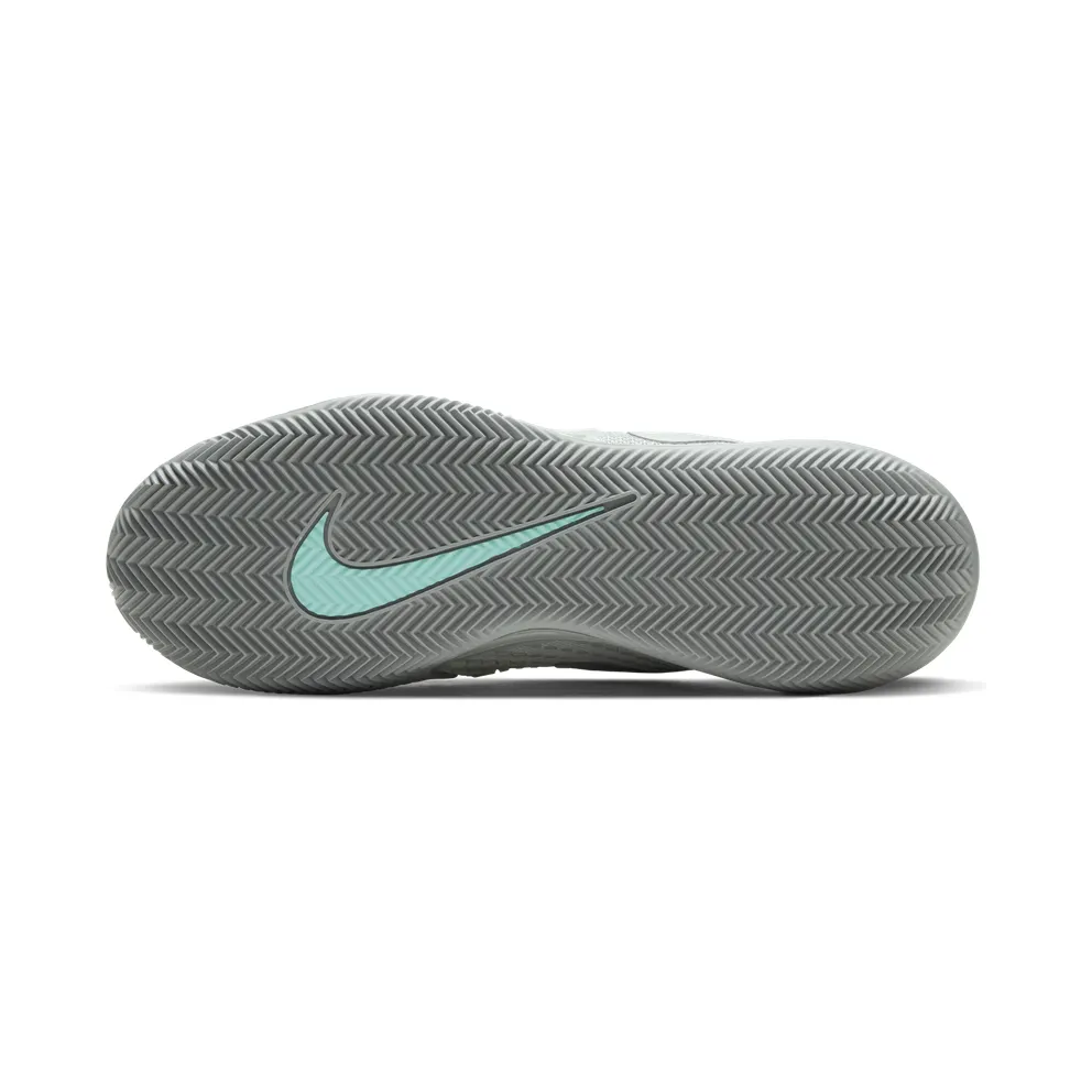NikeCourt Air Zoom Vapor Cage 4 (gravel) “Metallic Silver / Light Aqua / Laser Crimson” (CD0425-004)