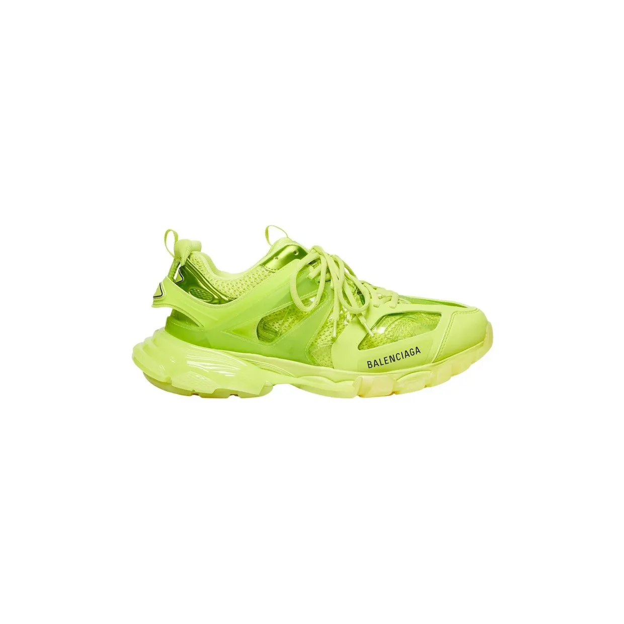 Balenciaga Track Clear Sole Neon Yellow (647742W3BM47500)