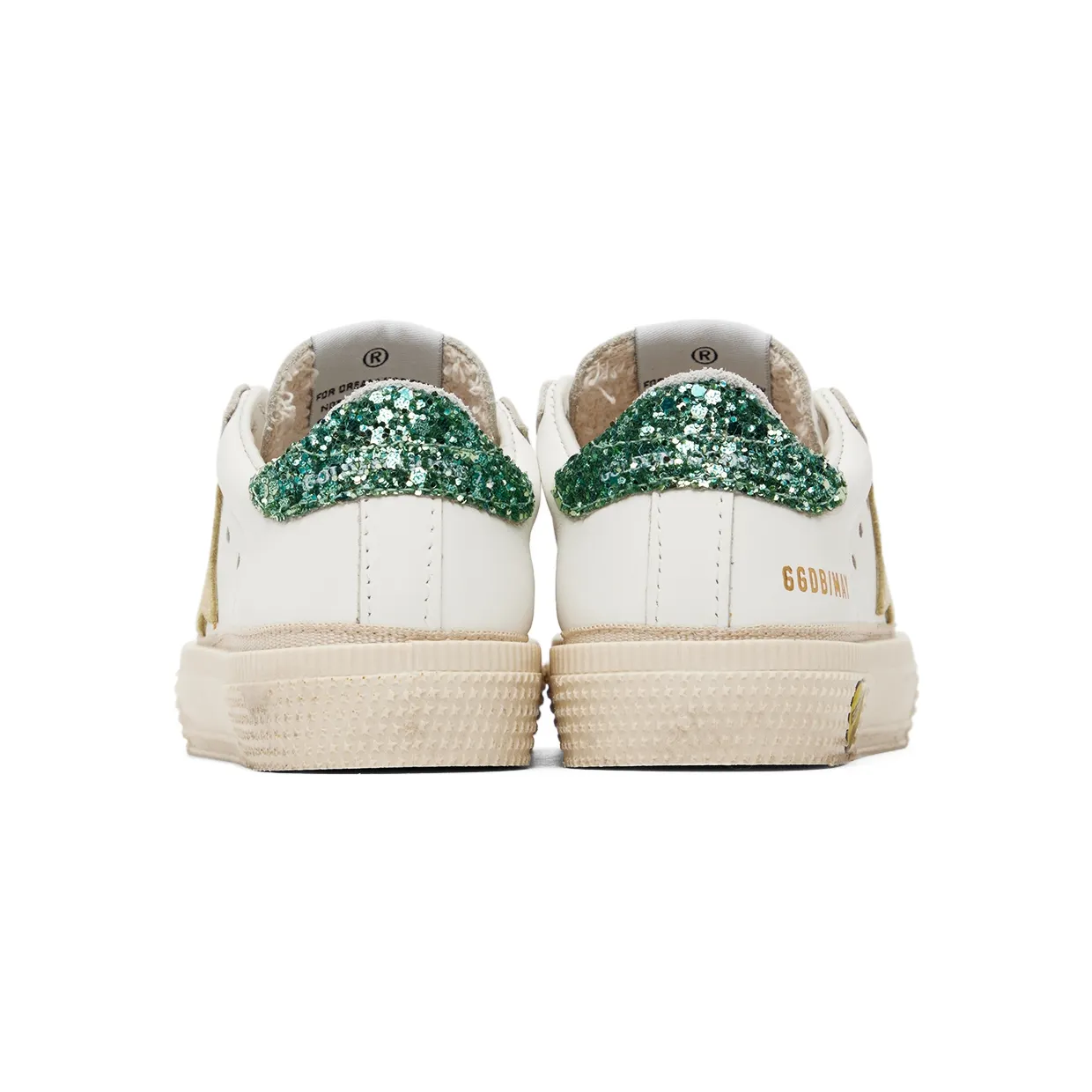 Golden Goose Baby White May Sneakers (GJF00112.F003302.11241) (2)