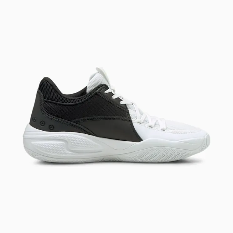 Puma Court Rider I basketbalschoenen Wit/Groen (195634-07)