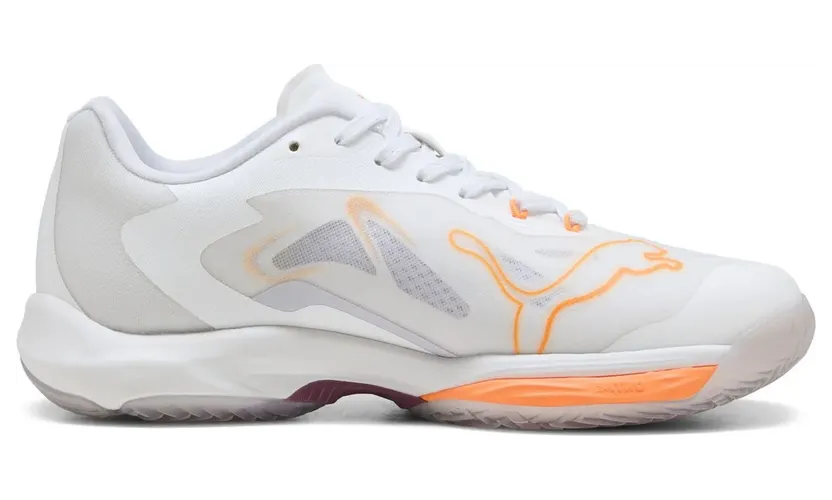 Puma Vantage Nitro W+ – PUMA White-Berry-Heat Fire-Lilac Crush 5 für Damen, weiß, Größe 38 ½ EU / 5,5 UK (108563)