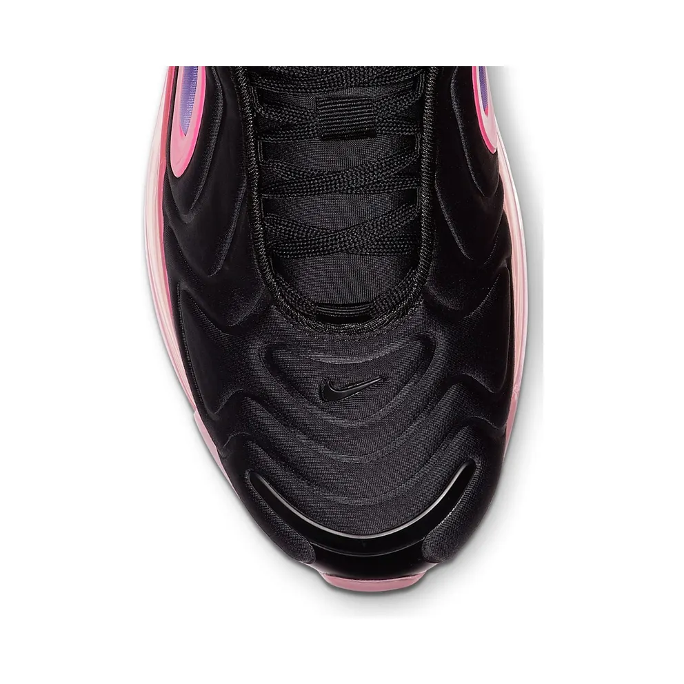 Nike Air Max 720 Black Laser Fuchsia Black/Black-Laser Fuchsia-Regency Purple-Atomic Violet (AO2924-005)