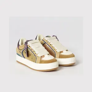 Kurt Geiger Southbank Leather Sneakers Grey (0493365619METAL)