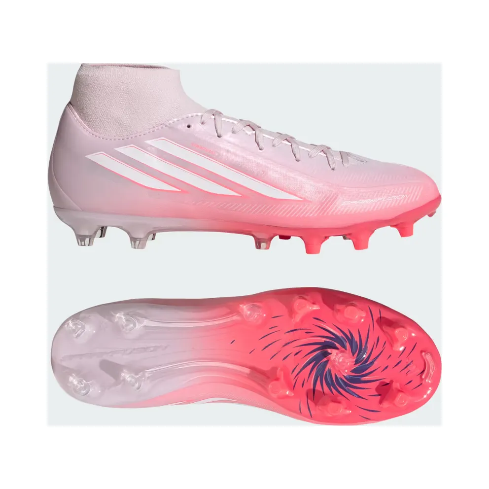 Adidas F50 Sparkfusion League Mid Cut FG/AG Women Football Boots, Pink (IH4488)