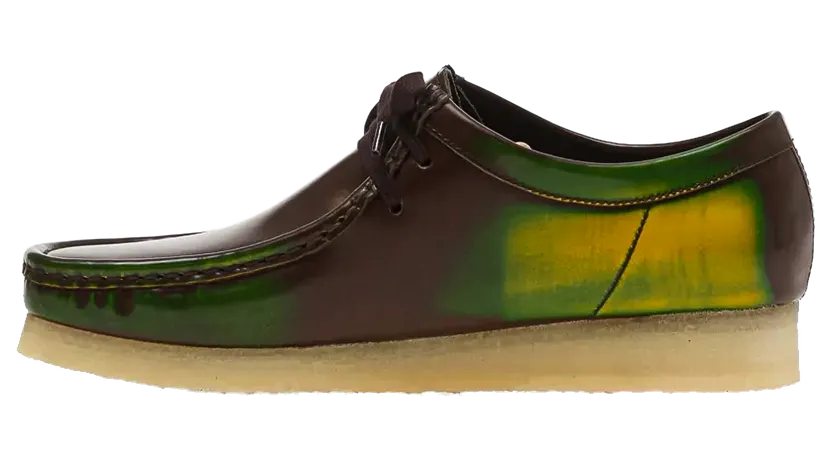 Clarks Wallabee “Brown Brushed Off Green” (26185669)