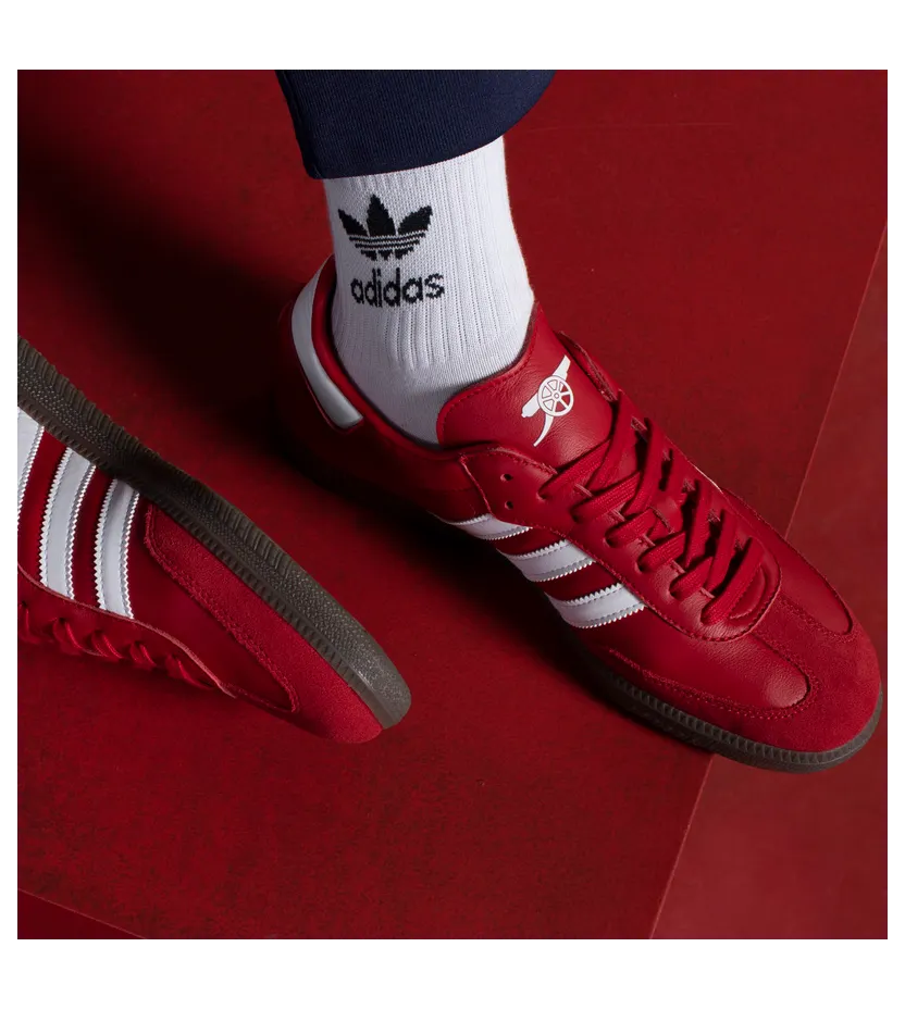 adidas Samba Arsenal Team Power Red 2 / Cloud White / Gum (HQ7033)