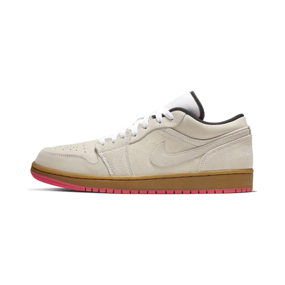 Jordan 1 Low White Gum Hyper Pink White/White-Gum Yellow-Hyper Pink (553558-119)