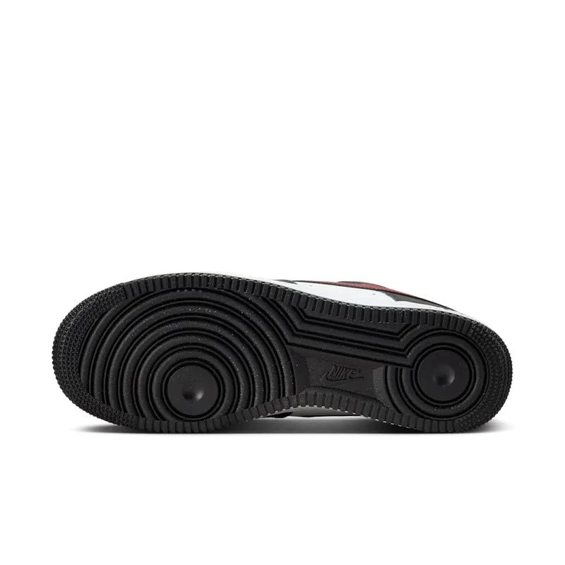 Nike Air Force 1 Low ’07 Black White Dark Team Red (FZ4615-001)