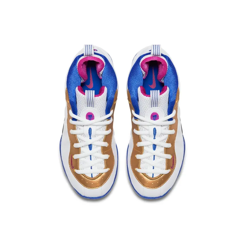 Nike Air Foamposite One Peanut Butter & Jelly (PS) White/Fuchsia Blast-Racer Blue (723946-103)