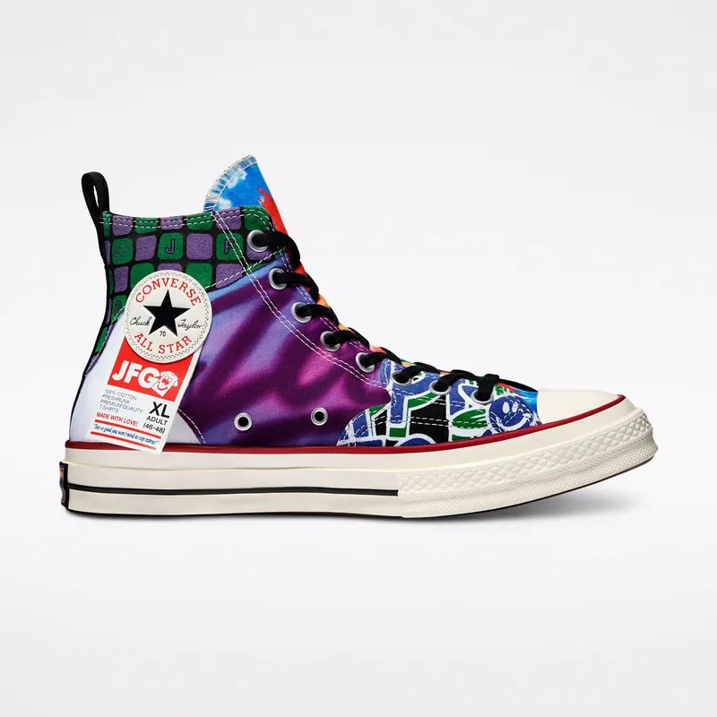 Converse Joe Freshgoods x Chuck 70 High ‘JFG Family Reunion’ Black/Multi/Egret (170646C)