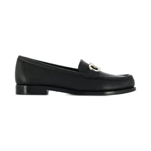 Ferragamo Gancini Mocassin Loafers Black (01N660693739)