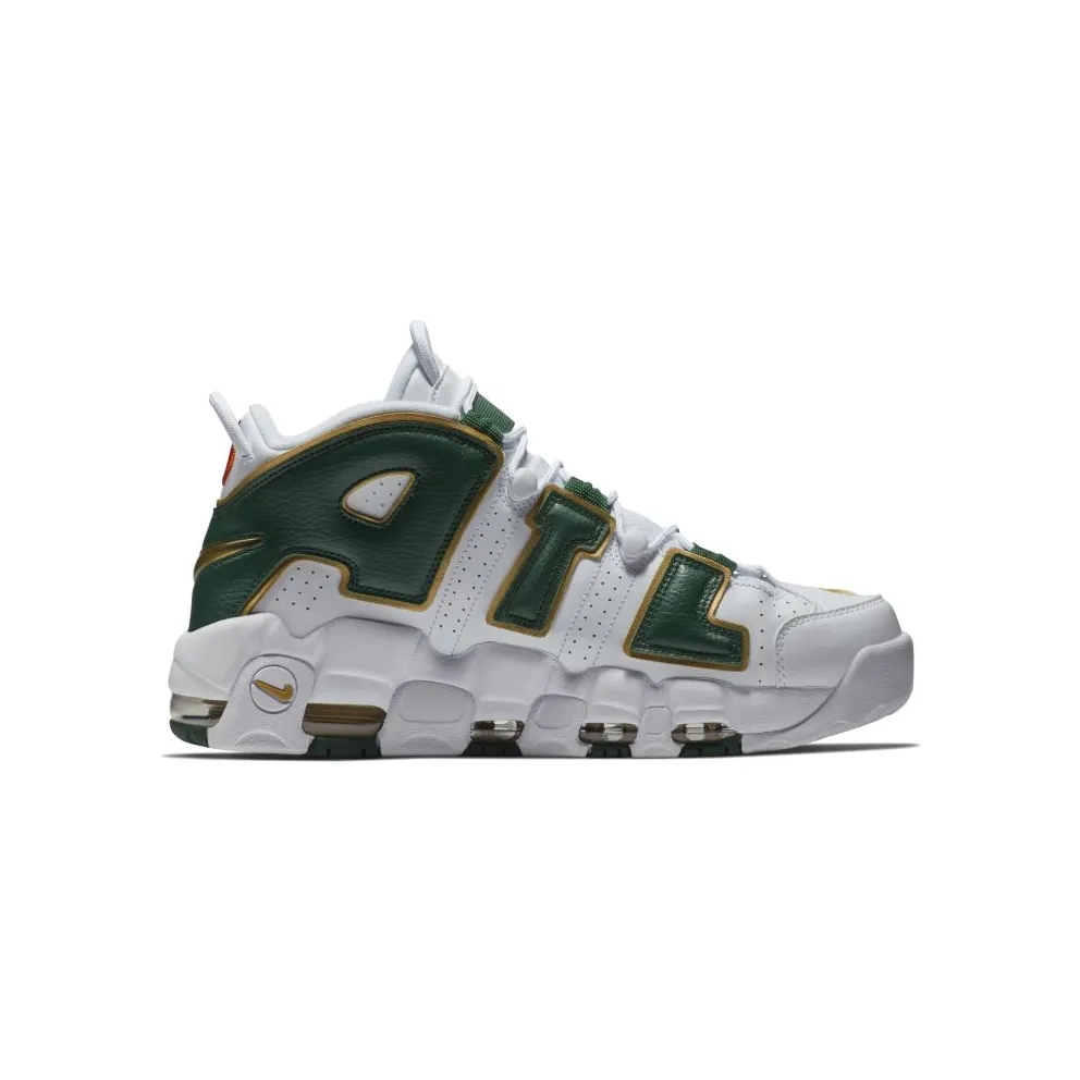Nike Air More Uptempo Atlanta White/Gorge Green-Metallic Gold (AJ3139-100)