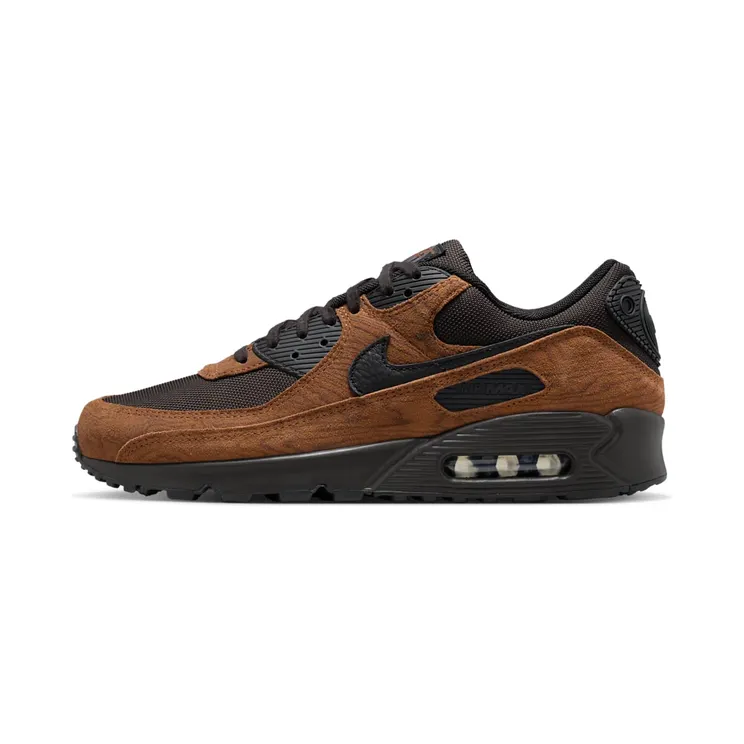 Nike Air Max 90 Premium “Light British Tan / Velvet Brown / Black” (IQ0283-281)
