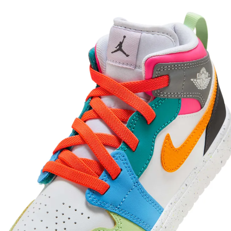 Jordan 1 Mid ALT SE White Dark Shadow Hyper Pink Taxi (FJ3462-100)