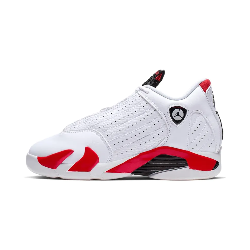 Jordan 14 Retro Rip Hamilton (PS) White/Black-Varsity Red-Metallic Silver (312092-100)