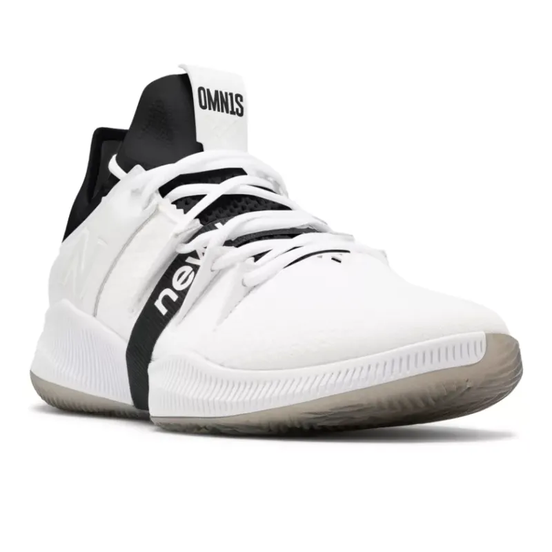 New Balance OMN1S Low White White/Black (BBOMNLWT)