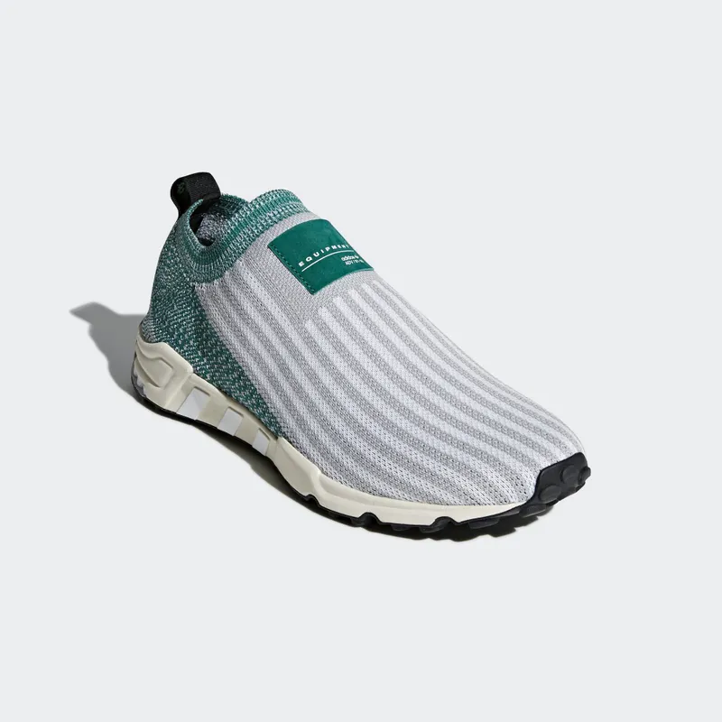 adidas EQT Support Sock Grey Two Sub Green Grey Two/Cloud White/Sub Green (AQ1032)