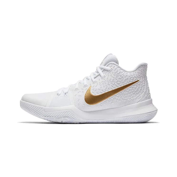 Nike Kyrie 3 ‘Finals’ White/Metallic Gold-Metallic Gold (852395-902)