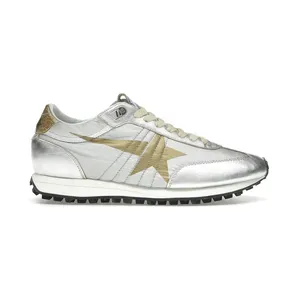 Golden Goose Marathon Silver Gold Star (GWF00683.F005490.70138)